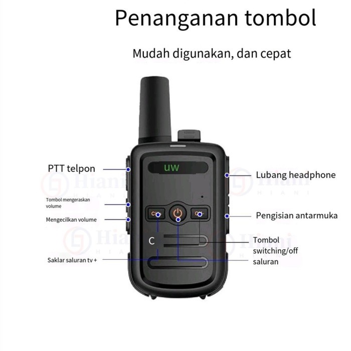 HT WLN C51 mini walkie talkie