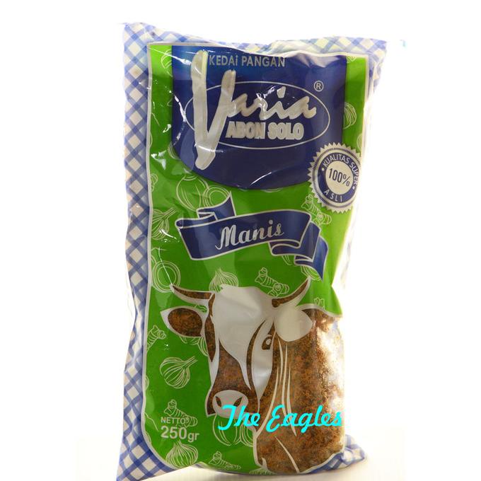 

Abon Sapi manis VARIA 250gr Oleh tradisional khas SOLO enak gurih snac