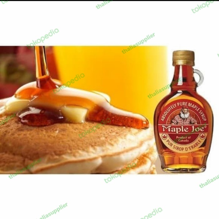 Promo Maple Joe Syrup Maple 250Gr, U/ Topping Pancake, Waffle Dll