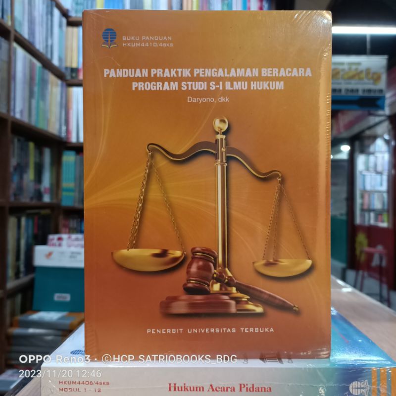 PANDUAN PRAKTIK PENGALAMAN BERACARA PROGRAM STUDI S1 ILMU HUKUM. UT. UNIVERSITAS TERBUKA. ORIGINAL.