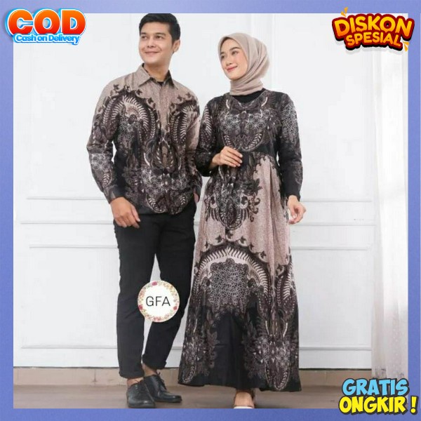 Famis Pasangan Satu Pasng Kapel Satu Pasang Games Kopel Kapel Cople Baju Muslim Satu Pasang Gamis Da