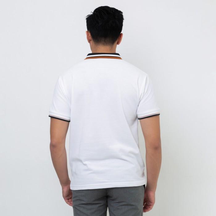 TERLARIS - KAOS POLO PRIA SMITH BERLIN PABLO SLIM FIT - WHITE,L