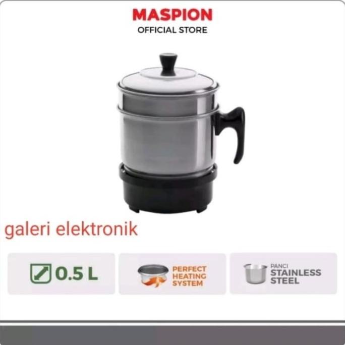 Panci Listrik/Panci Serba Guna/Panci Masak Listrik Maspion 0,5Liter Wulanlestaristore