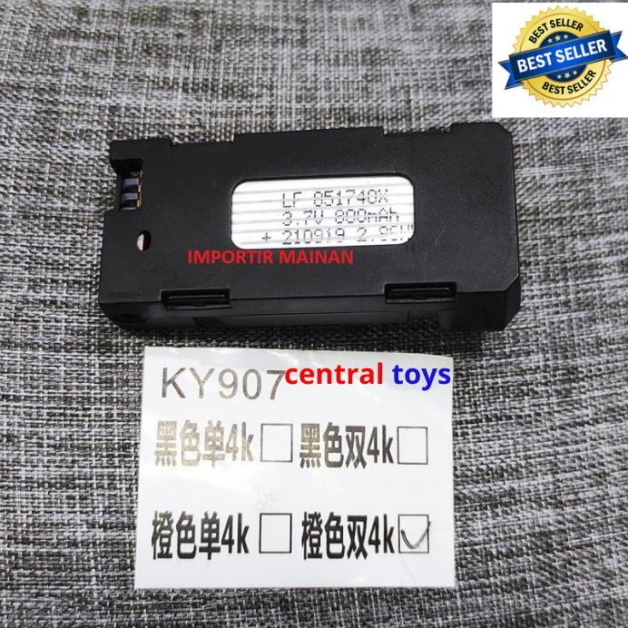 STYLISH BATERAI DRONE KY907 PRO LIPO 3.7V 800MAH