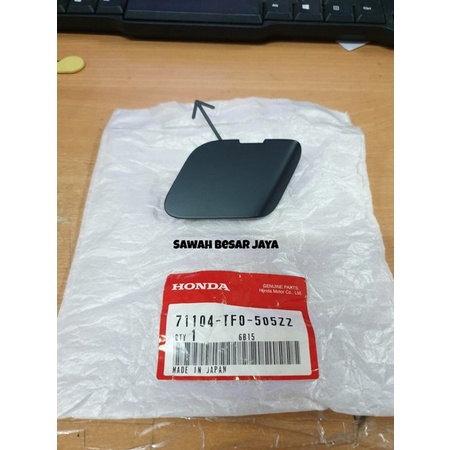 Cover Plastik Tutup Towing - Derek - Hook Bumper Bemper Depan Honda Jazz GE8 Tipe S Facelift 2012
