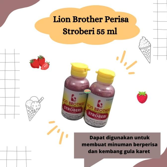 

Ready oke] LION BROTHER PASTA STRAWBERRY 55 ML
