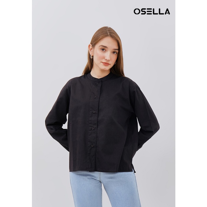 Osella - Kemeja Wanita Warna Hitam 2137221243