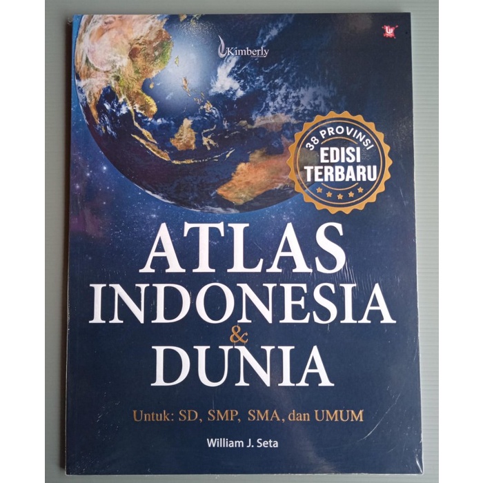 Promo Buku Atlas Indonesia Edisi Terbaru 38 Provinsi Dan Dunia