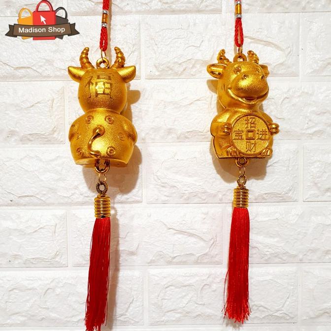 

Gantungan Kerbau Emas Imlek Murah Hiasan Hampers 2021 Murah Sincia Original