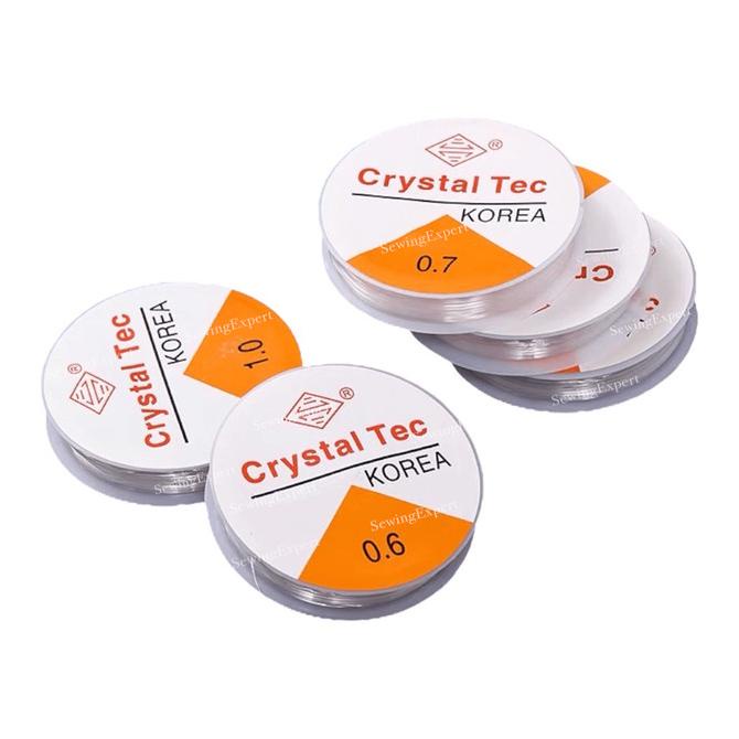 

populer] Senar Karet Korea Crystal Tec Bening Roll / Karet Gelang Putih