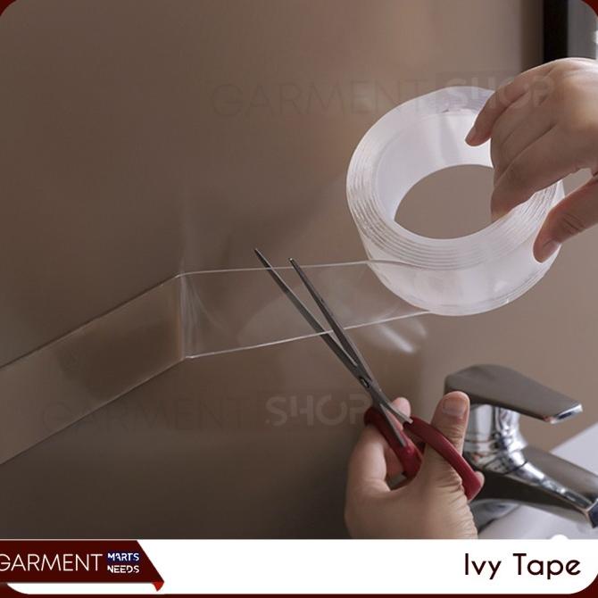 

$$$$] Ivy Grip Tape Reusable Double Tape Multifungsi Adhesive Nano Tape 3 M