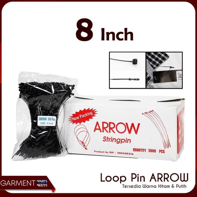 

#####] Loop Pin / String Pin Isi 5000pcs Ukuran 8 Inch