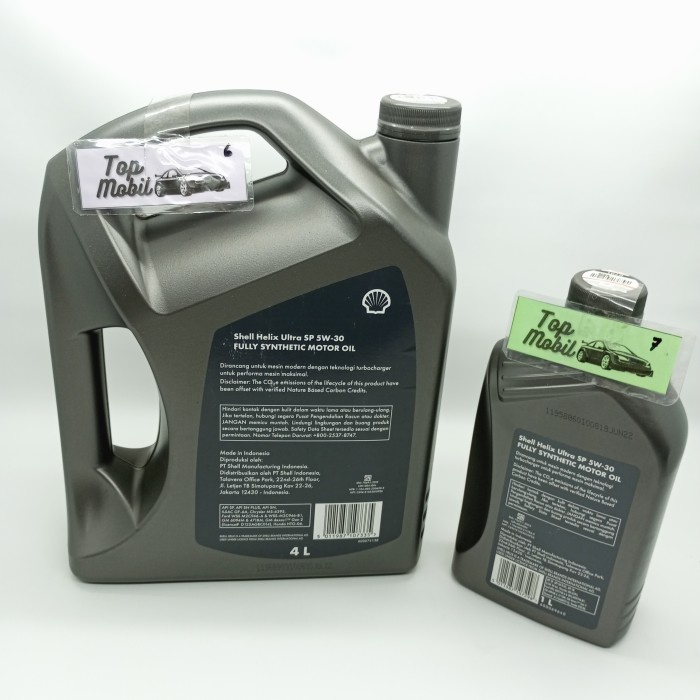 oli mesin shell helix hx8 sae 5w-30 api sn plus acea a3 / b4 honeybee161925