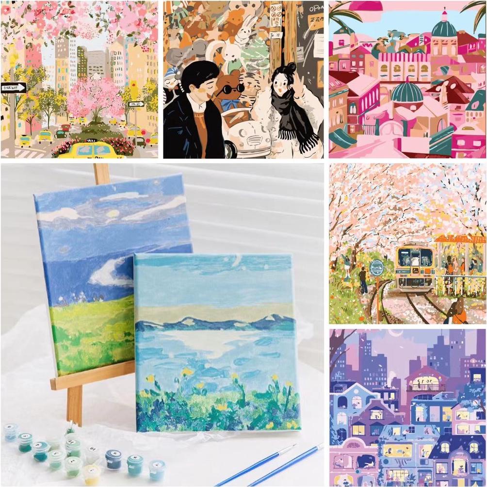 

Big Sale With Frame20*30 CM Paint by Number / Painting kit /Paint by Numbers/Diy oil painting by number !!