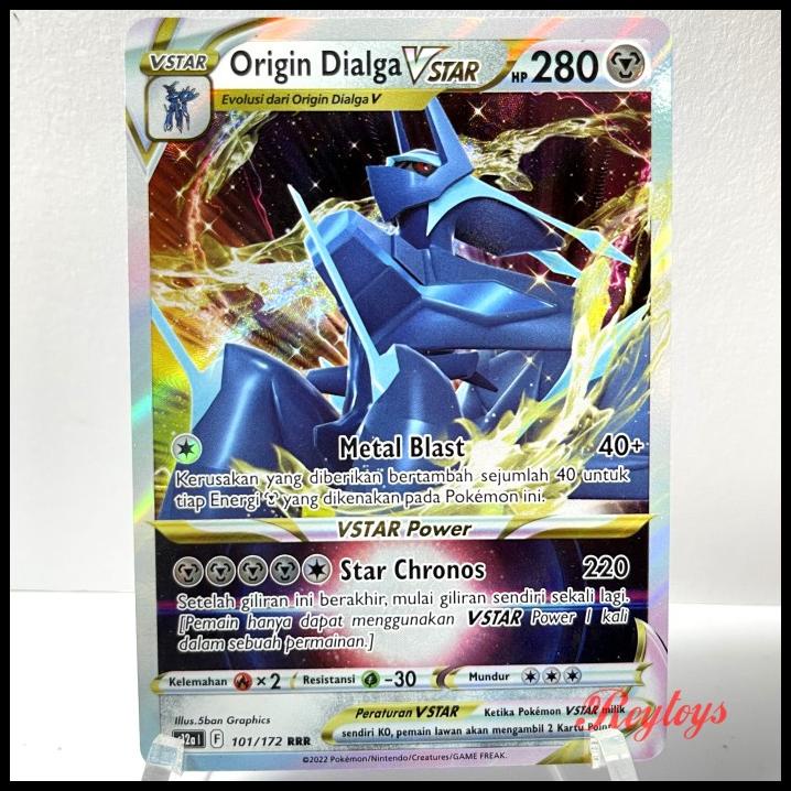 GRATIS ONGKIR POKEMON ID S12A VSTAR SEMESTA - 101 ORIGIN DIALGA VSTAR RRR