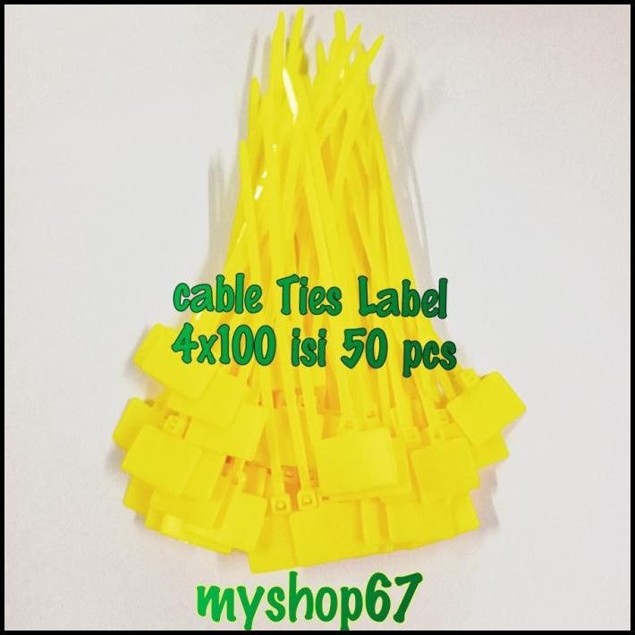 

TERBARU CABLE TIES LABEL BENDERA 4X100/KABEL TIES LABEL BENDERA !