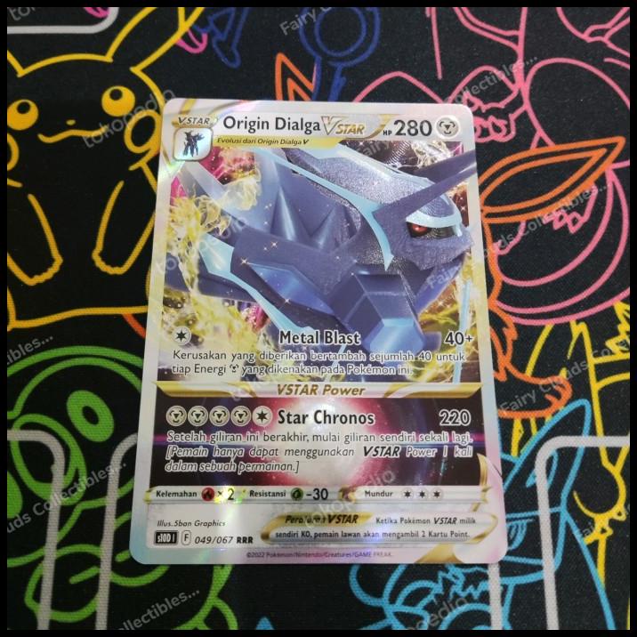 DISKON ORIGIN DIALGA VSTAR RRR POKEMON TCG INDONESIA