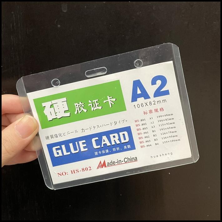 

DISKON CARD CASE A2 BENING UKURAN 10,6 X 8,2 CM ISI 20PCS !