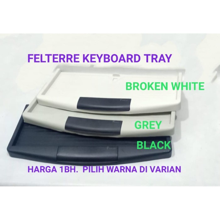 ] FEMARG KEYBOARD TRAY REL LACI TEMPAT TATAKAN KEYBOARD MEJA KOMPUTER