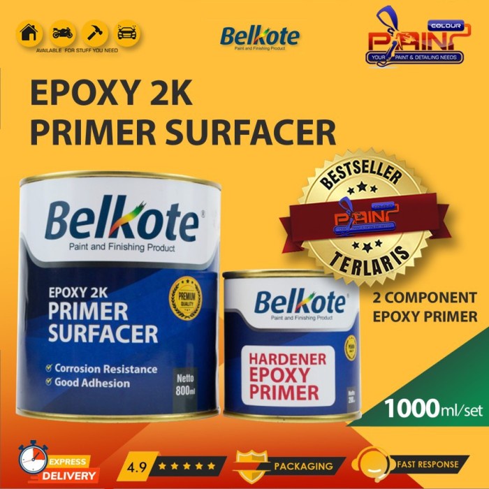 BELKOTE EPOXY 2K PRIMER SURFACER CAT DASAR EPOXY 1KG