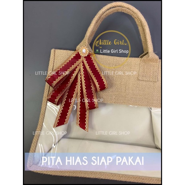 

BEST DEAL PITA HIAS SIAP PAKAI TURKHIS WHITE PEARL - PITA HAMPERS PARCEL KADO !!