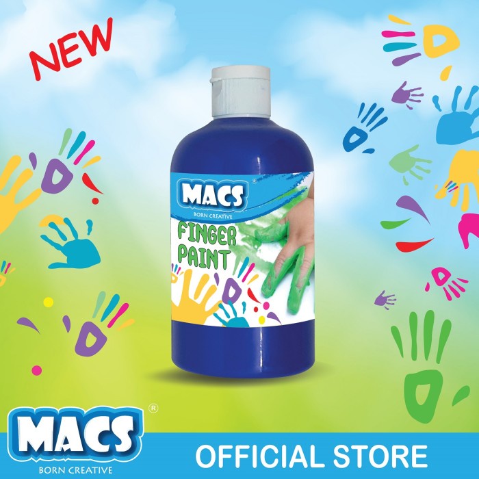 

Terlaris Macs Finger Paint / Finger Painting / Cat Lukis 500Ml Promo Terbaru