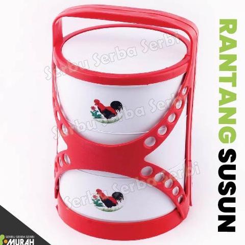 <<<<<] Rantang Plastik 3 Susun - Wadah Bekal Rantang Cap Ayam Jago