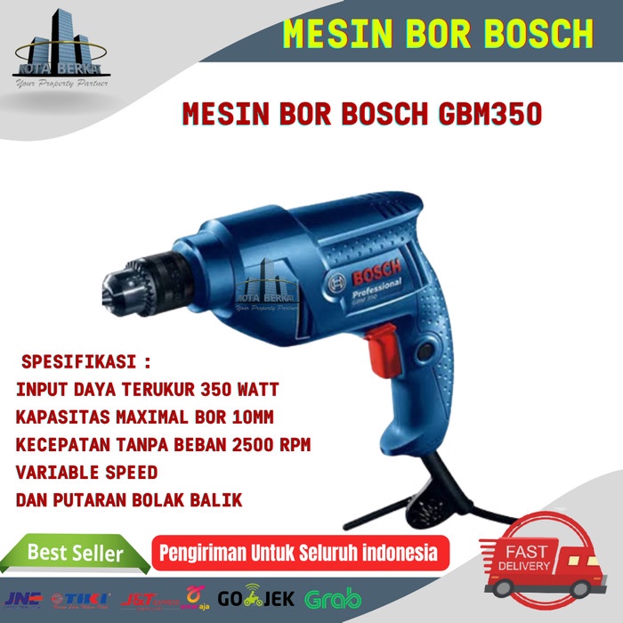 *****] MESIN BOR BOSCH GBM 350 PROFESSIONAL