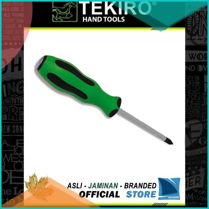 Obeng Tembus TPR (+) Plus 5 x 75 mm PH1 Magnit TPR Screwdriver TEKIRO