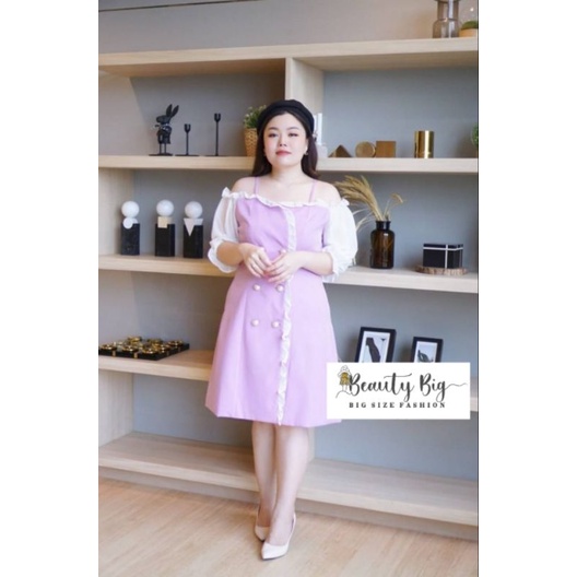 BEAUTYBIG - LUNA DRESS / Bangkok import premium / Jumbo Bigsize Plus Size