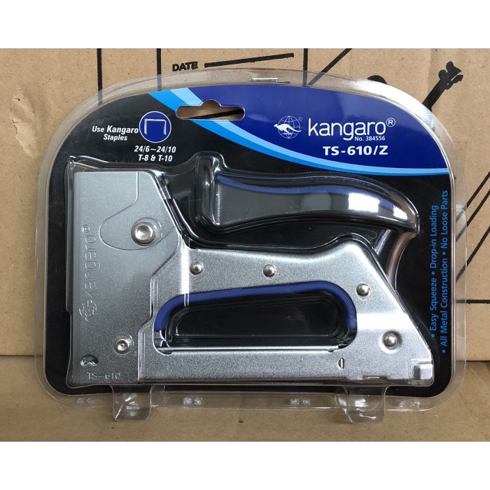 

Terbaru Mesin Staples Tembak / Stapler Tembak / Gun Tacker Kangaro Ts-610Z Promo Terlaris