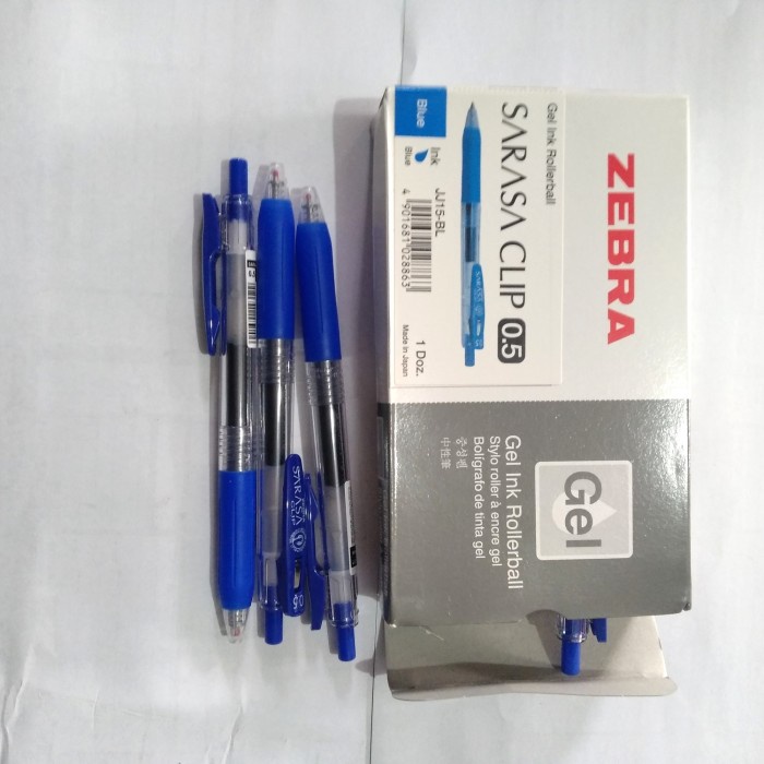 

Bolpoint Sarasa 0,5 , 0,7 , 1,0 Biru Dan Hitam