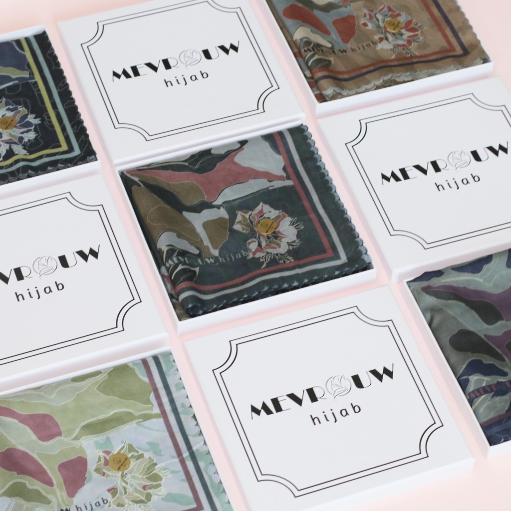 STYLISH HIJAB DAILY Mevrouw Hijab JAMILA 120x120 Ultrafine Lasercut