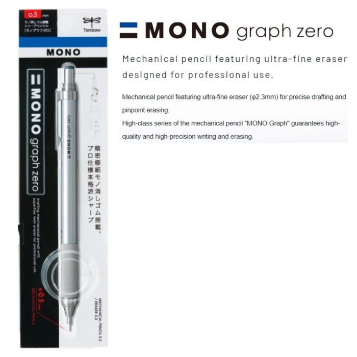 

Promo Tombow - Pensil Mekanik Mono Metal Grip 0.5Mm - Silver