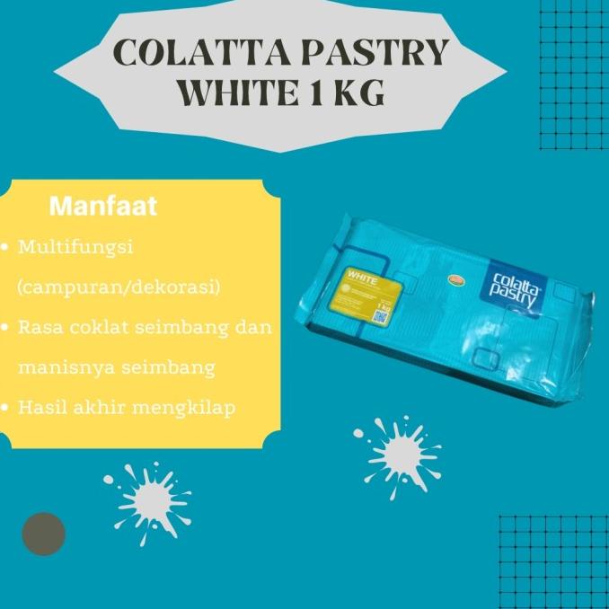 

Ready stock] COLATTA PASTRY WHITE 1KG