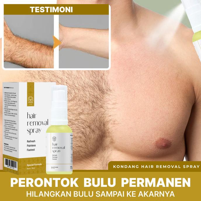 Perontok Bulu Kemaluan Pria - Kondang Hair Removal Spray
