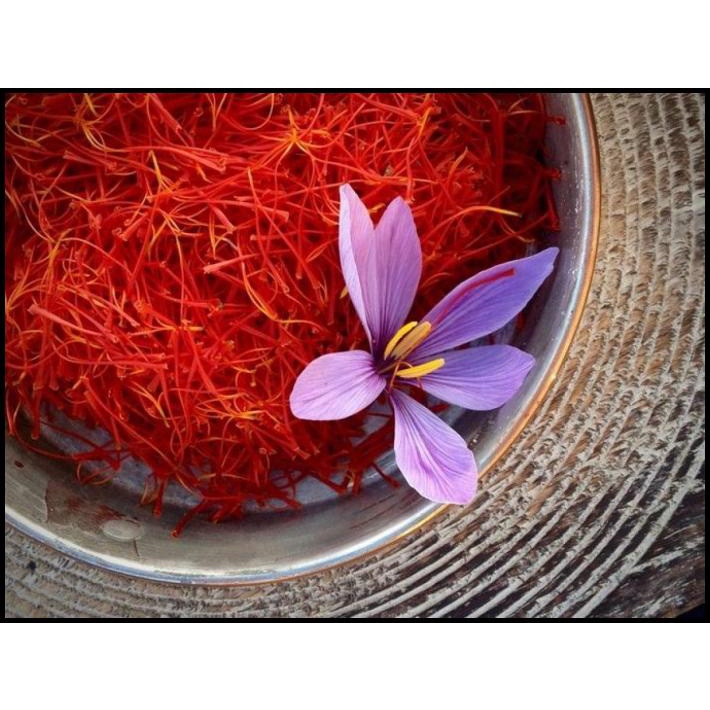 

TERMURAH 1 GRAM SUPER NEGIN SAFFRON PREMIUM TOP GRADE FLOWER TEA !