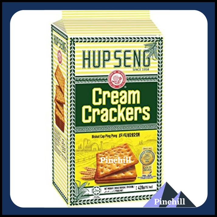 

HOT DEAL BISKUIT HUP SENG ASIN - BISCUIT HUPSENG CREAM CRACKERS CAP PING PONG !!!!