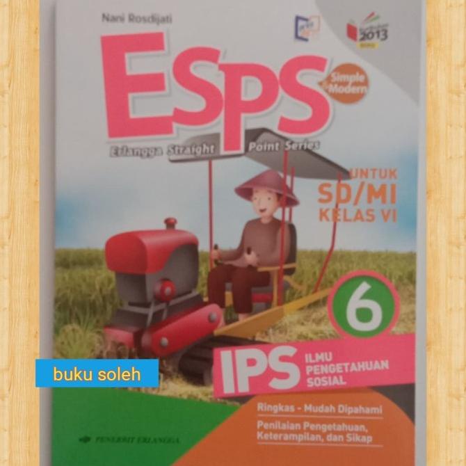 

SALE buku paket Esps pelajaran IPS SD kelas 6 kurikulum 2013 revisi Termurah