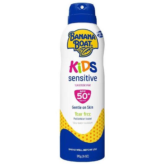 Banana Boat Kids Sensitive Sunscreen Spray 170G