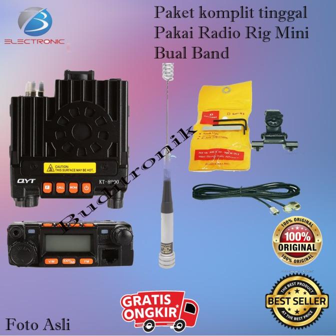 Radio Rig MIni Mobil Dual Band QYT KT 8900 / HT / Walkie Talkie