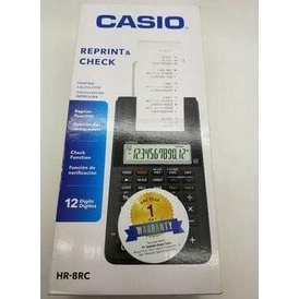 

PAKET CASIO HR-8RC + BATERAI KALKULATOR / CALCULATOR PRINTING HR8 RC