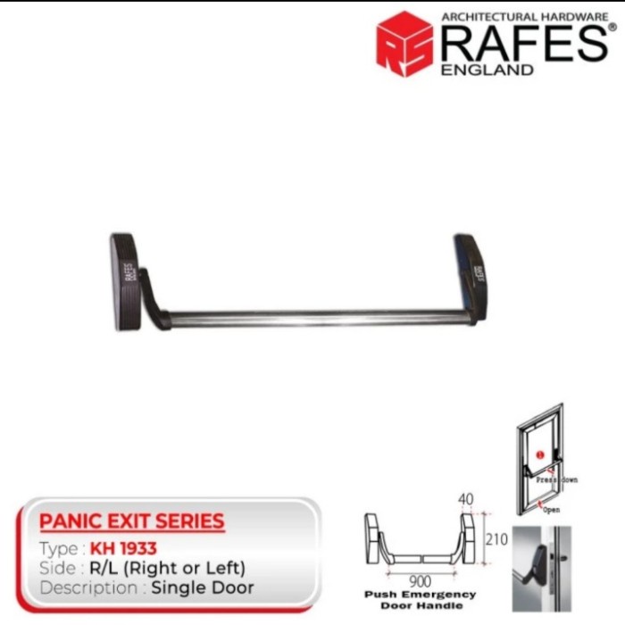 ✨Ready Panic Bar Rafes Kh 1933 Panic Bar Terbaru