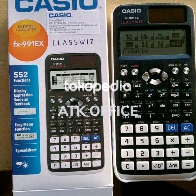 

Kalkulator Casio Fx 991 ex scientific calculator kuliah ORIGINAL