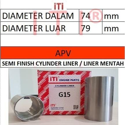 Cylinder Liner (Boring) Suzuki Apv / Apv Arena Merek Iti