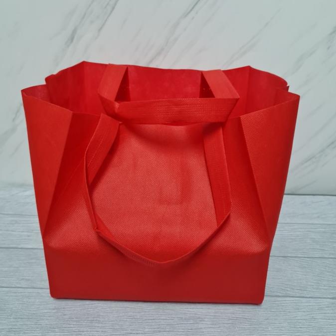 

Tas spunbond 25x25 / kantong hamper kotak kue / goodie bag
