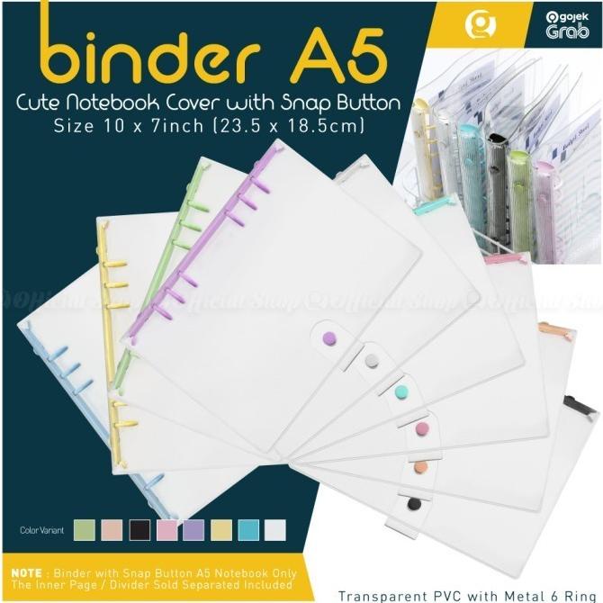 

Album Cute A5 Binder 6 Ring Notebook Photocard Kpop Instax Foto Cards