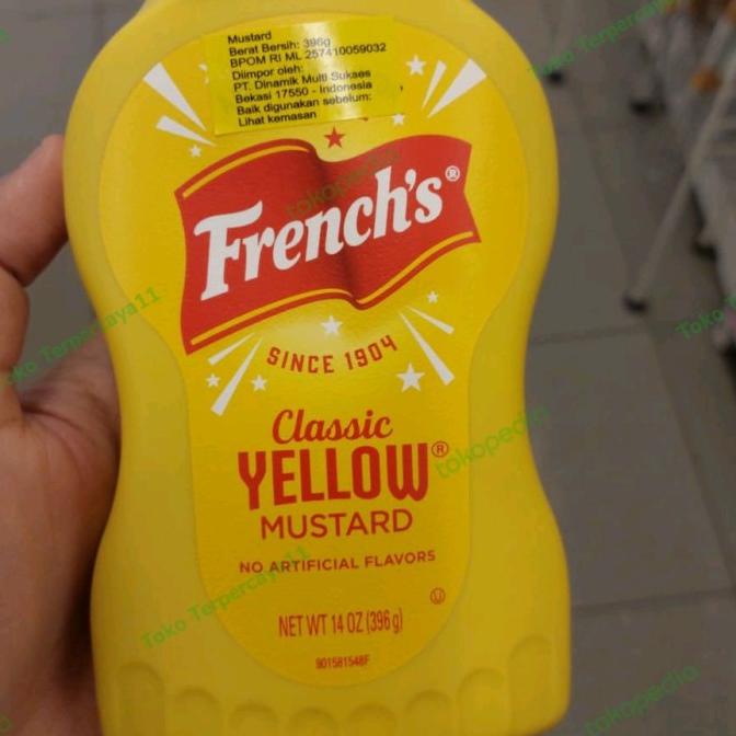 

wmf FRENCH SQUEEZE YELLOW MUSTARD AMERICAN FAVORITE MUSTARD 14 OZ 396GR