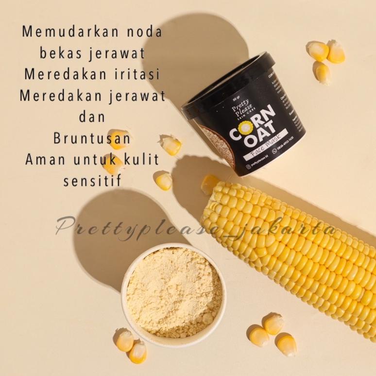 Cornmask / Masker Corn / Corn Mask Masker Jagung Pretty Please / Corn Mask Free Gift Spatula Viral