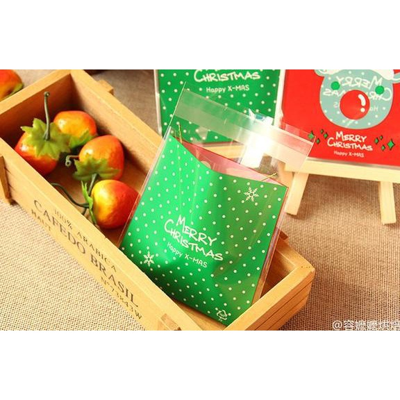 

Dubahstore Packing Christmas Natal Box Kertas Plastik Makanan Cake Kue Limited Edition